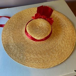 Straw Hat Historical 18th century style Colonial Williamsburg